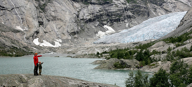 Ледник Юстедальсбреен (Jostedalsbreen), рукав Нигардсбреен (Nigardsbreen)