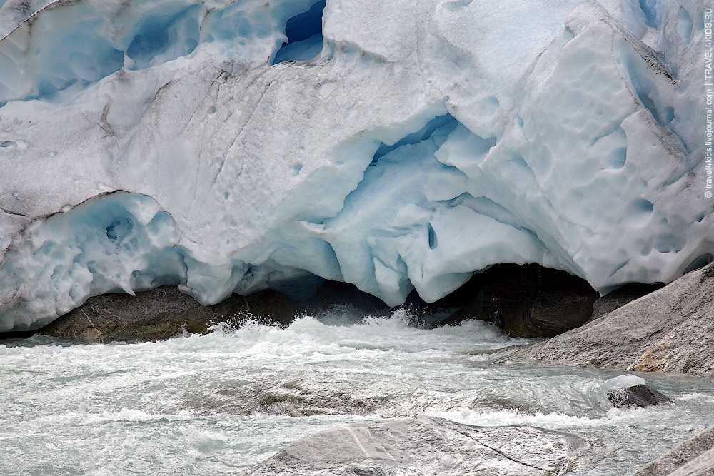 Ледник Юстедальсбреен (Jostedalsbreen), рукав Нигардсбреен (Nigardsbreen)